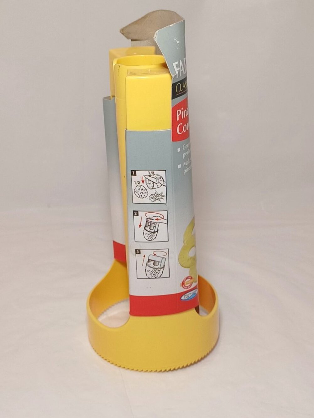 Rare Vintage Farberware Classic Series Pineapple Corer Plastic Yellow New NOS - Picture 5 of 8
